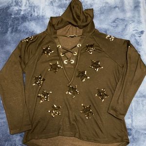 INC, Sequin Star Pull over